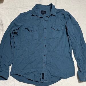 Lucky Brand Blue Snap Shirt